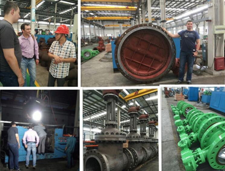 我司出口俄罗斯阀门完成验收