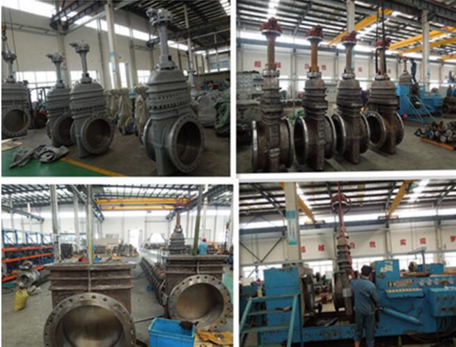 我司大型平板闸阀完成供货